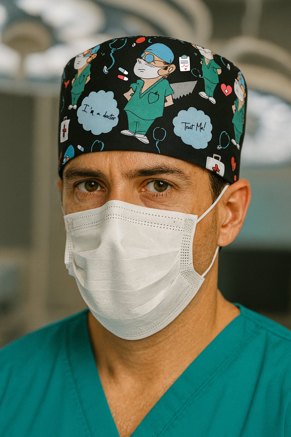 Trust Me I am a Doctor Desenli Cerrahi Bone Unisex