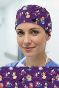 Cadılar Desenli Unisex Cerrahi Bone Hemşire ve Doktor Bone