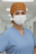 Leopar Desenli Cerrahi Bone Unisex – Likralı Doktor Hemşire Bonesi