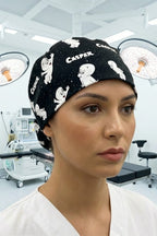 Casper Desenli Cerrahi Bone Unisex – Likralı Doktor Hemşire Bonesi