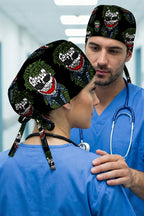 JKR Desenli Unisex Cerrahi Bone Hemşire ve Doktor Bone